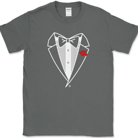 TUXEDO T-Shirt Funny Costume Formal Humor Joke Gift Marriage Novelty Tee gallery