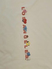 BT21 Official BTS K-Pop White Large Los Angeles LA California Crewneck T-Shirt