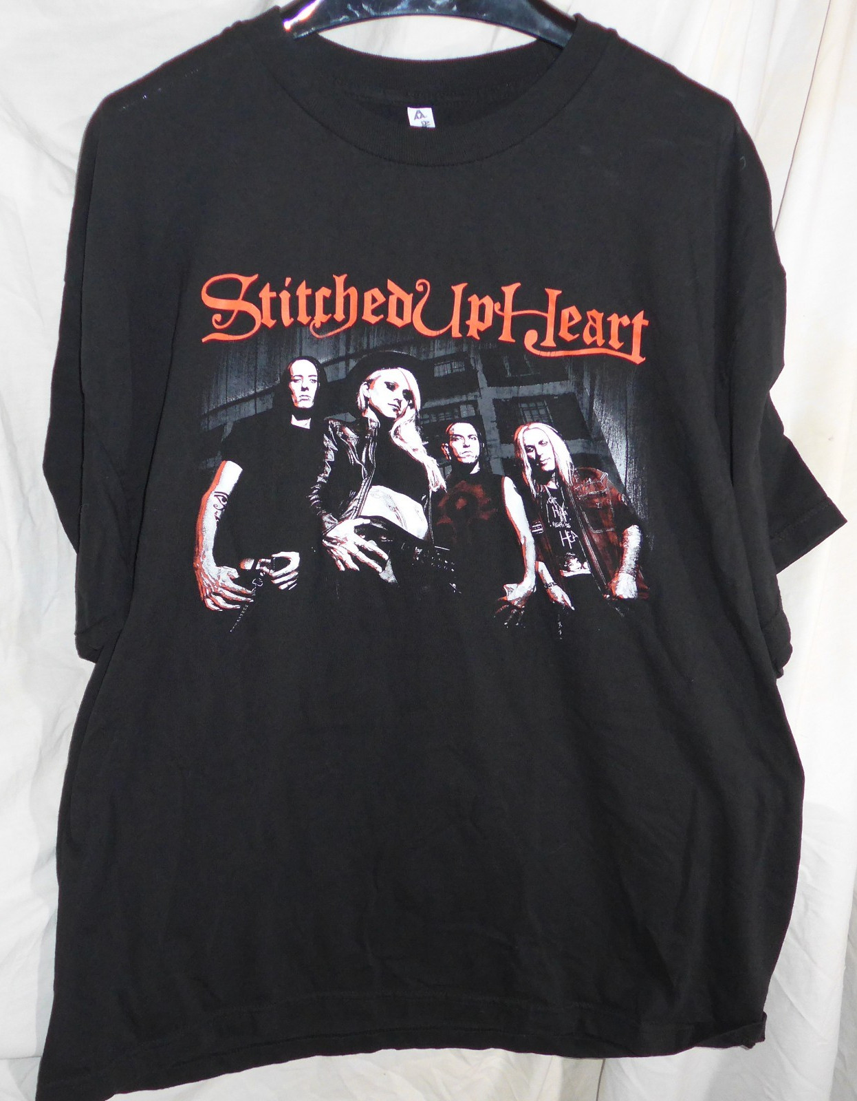 STITCHED UP HEART Rock Band Photo Music Promo Shirt sz XXL