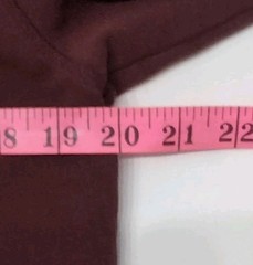 LL Bean Shirt Men Medium Maroon Henley Tee Slightly Fitted Outdoor Casual Work