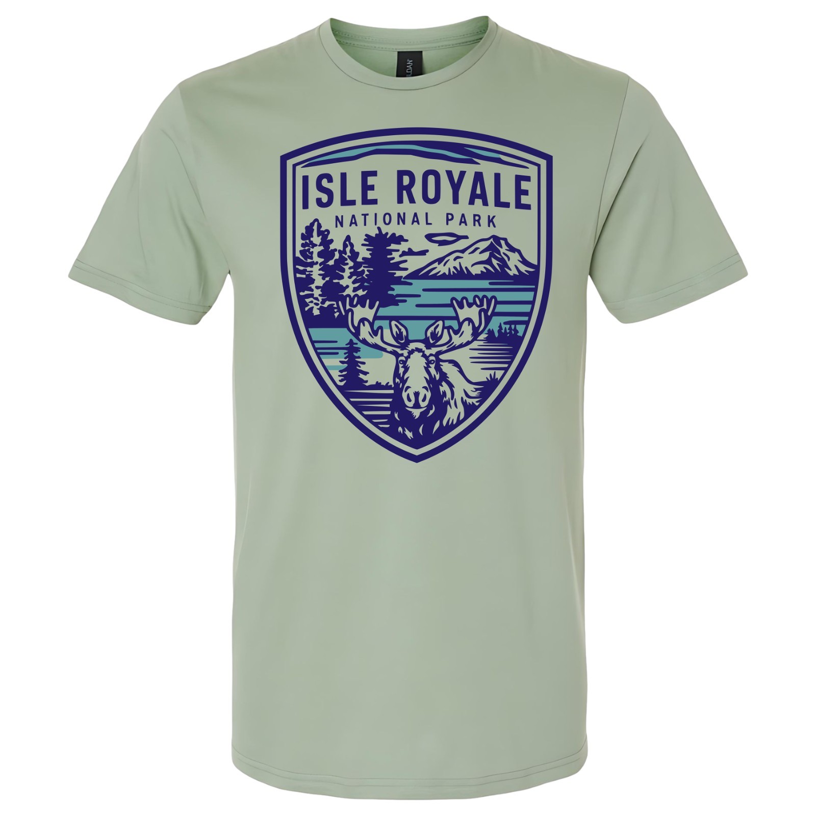 Isle Royale National Park T-Shirt Moose Nature Hiking Outdoors gallery