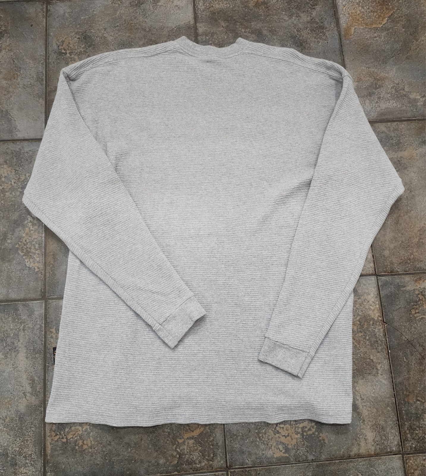 Vintage Y2K Shakawear Men's 2XL Tall Music Maker Wheat Bran Thermal T Shirt gallery