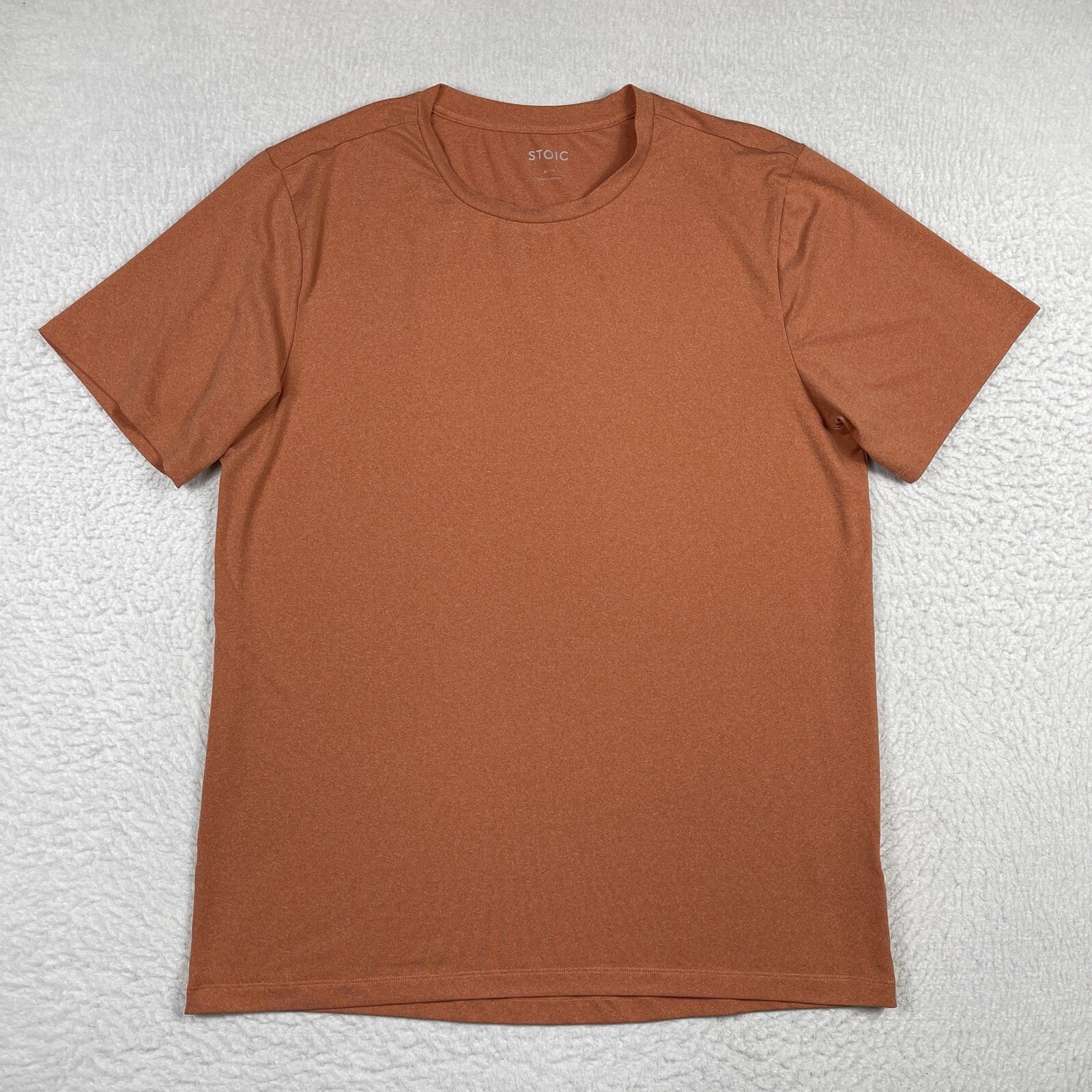 Stoic Shirt Mens XL Orange Tee Pullover Gym Yoga Run Jog Casual Everyday Workout gallery