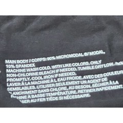 Zella Crewneck Micro modal Spandex Short Sleeve Men T-Shirt Black Size XL
