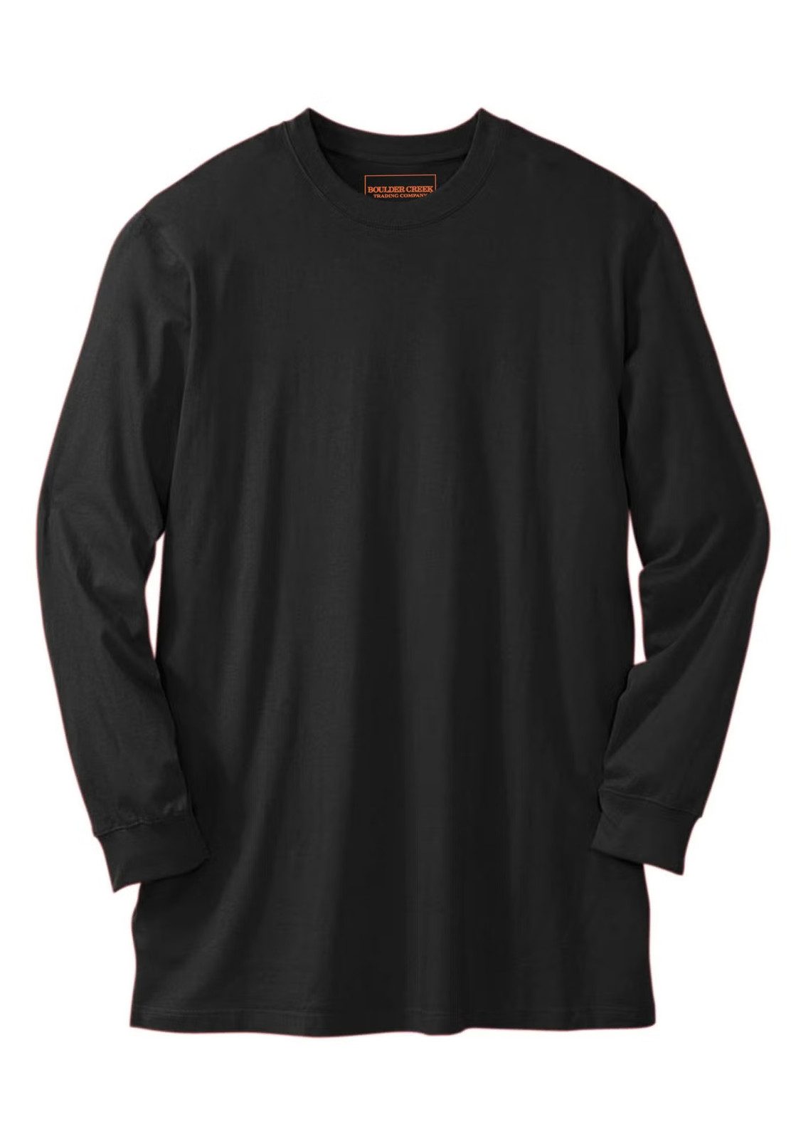 Boulder Creek by KingSize Men’s Big & Tall Heavyweight Long-Sleeve No Pocket