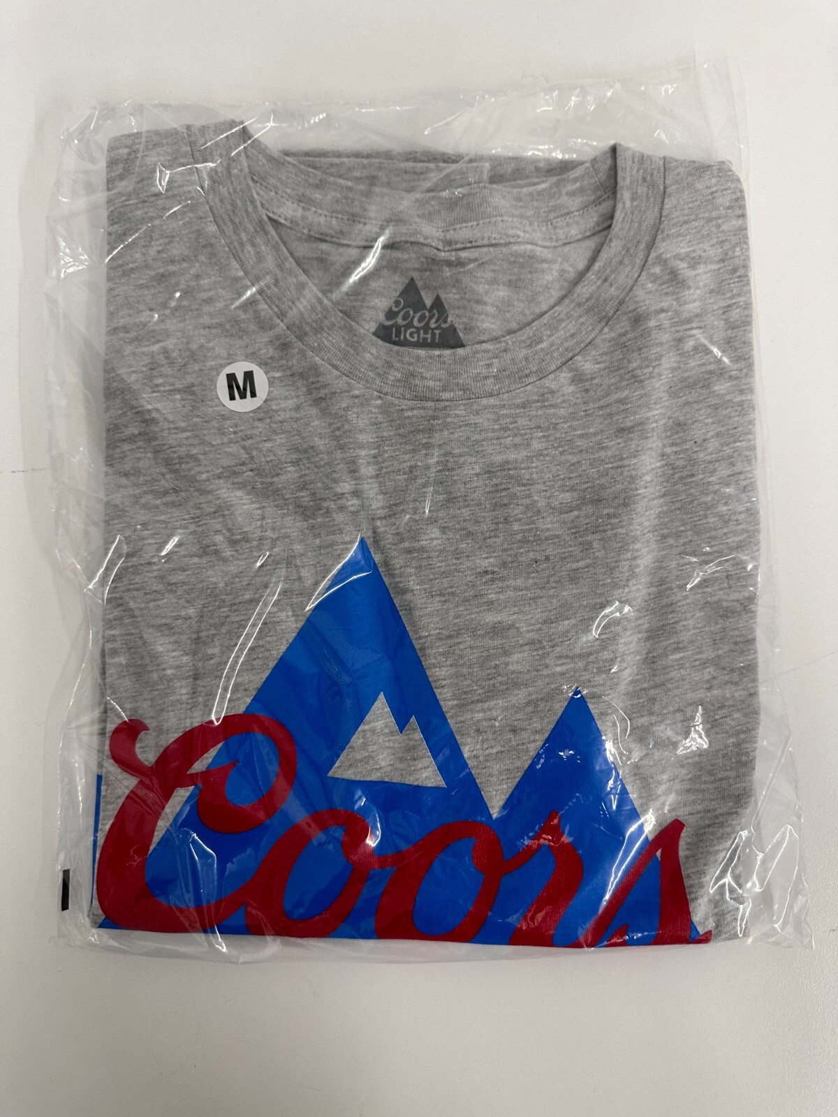 COORS LIGHT COLD AS THE ROCKIES T SHIRT OFFICIAL ITEM GRAY gallery
