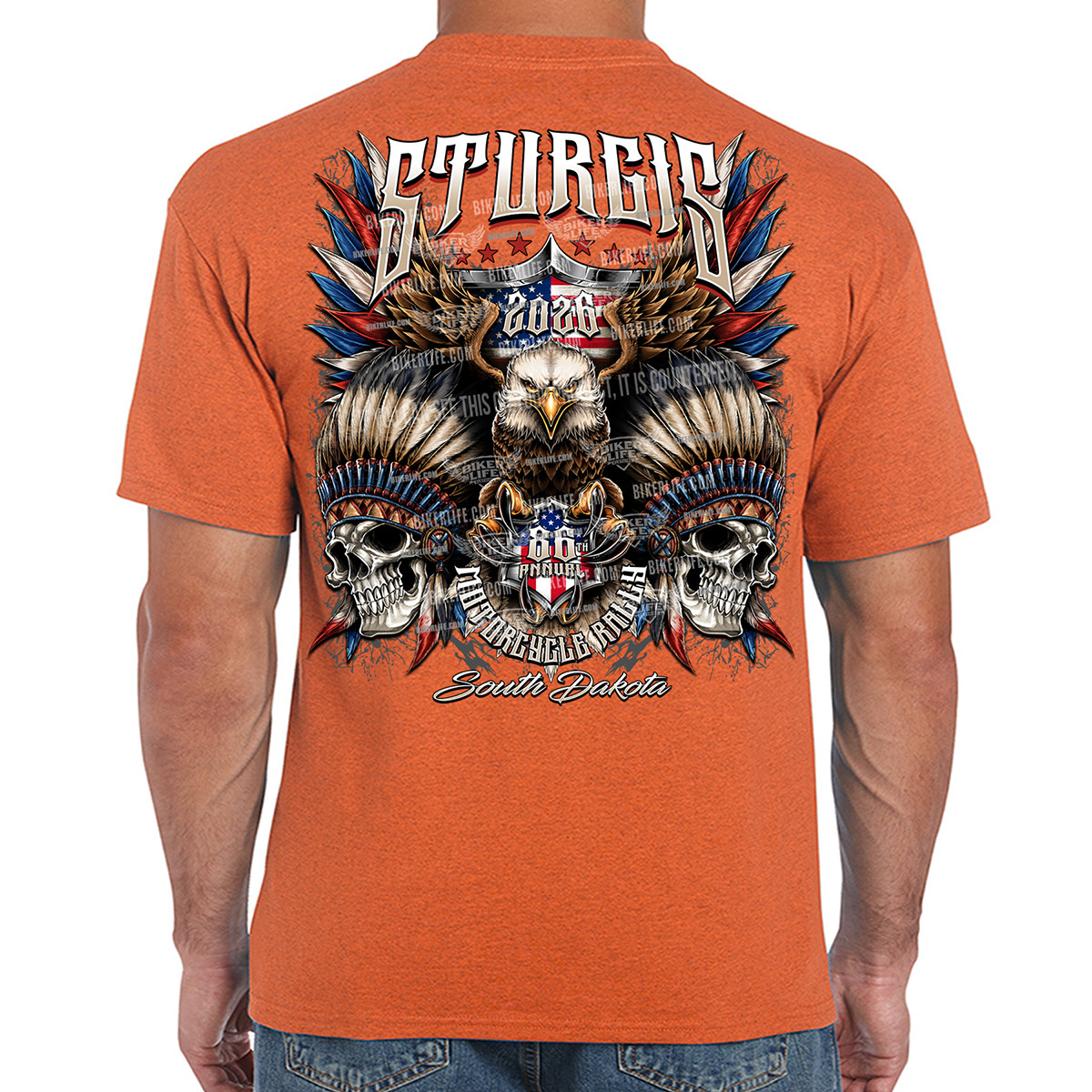 T-Shirt 2026 Sturgis Motorcycle Rally Indian Freedom Eagle No Harley gallery