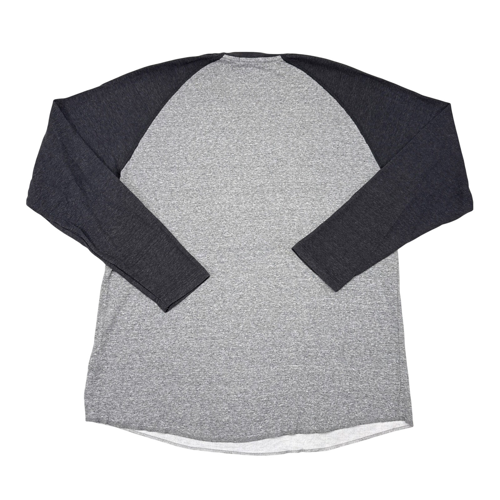 Marine Layer Long Sleeve Shirt Mens Size Large Gray Black Casual Baseball gallery
