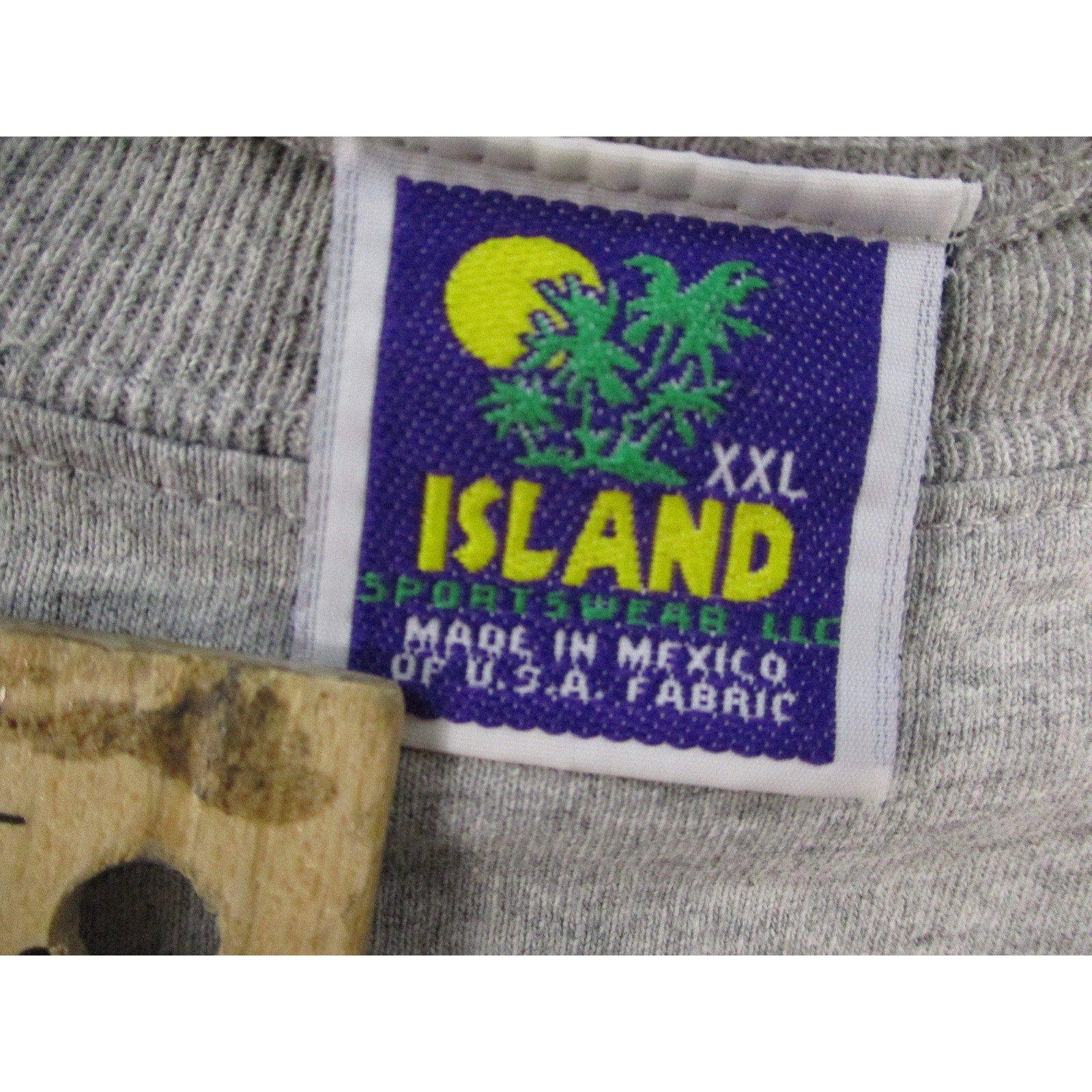 Island Sportswear North Carolina Golfing Equipment T-Shirt Mens XXL Gray Vintage gallery