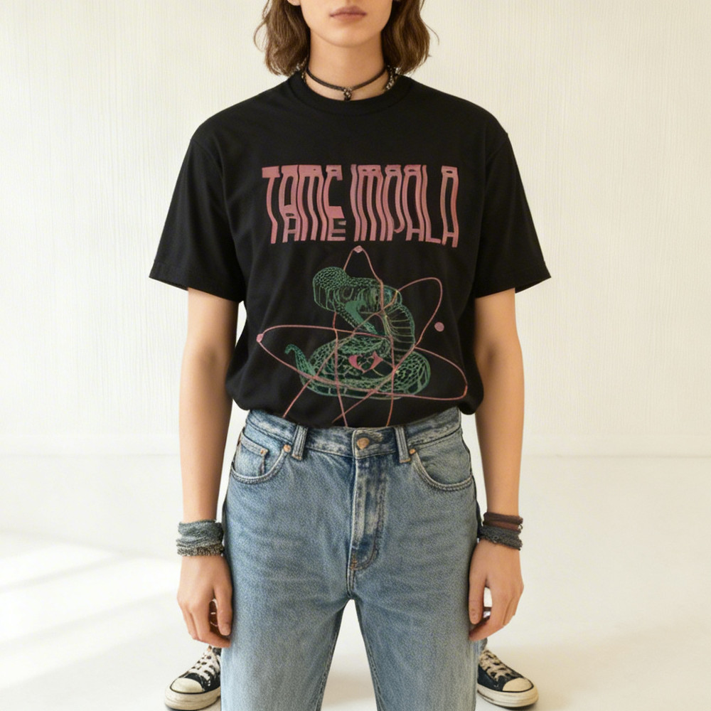 Tame Impala Limited Edition 2019 Black Unisex T-Shirt NWT!