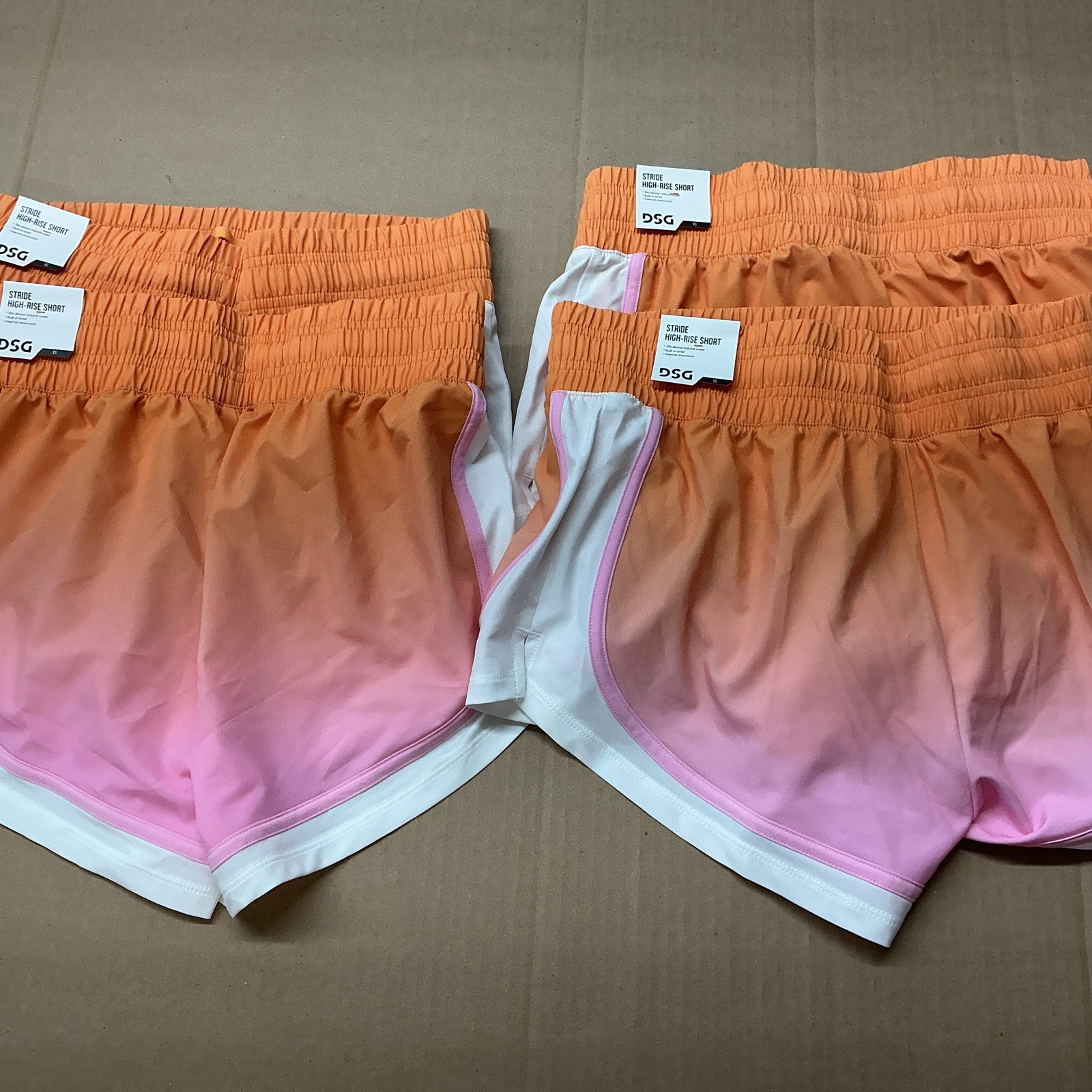 DSG Stride High Rise Short Lot Of 4 Size XS MSRP $112.00 Eby4293