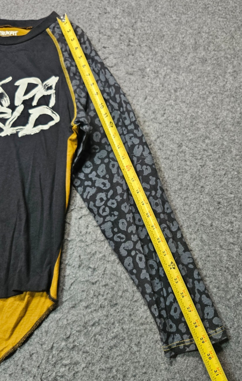 Trukfit multi-color long sleeve cotton "Truk da world" shirt men size Large gallery