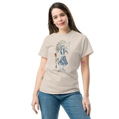 Jerry Garcia Rosebud Skeleton Grateful Dead Unisex classic tee
