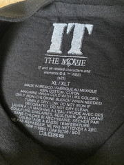 NWT-PENNYWISE- Stephen king’s IT “They all Float Down Here” Black Tee SZ XL
