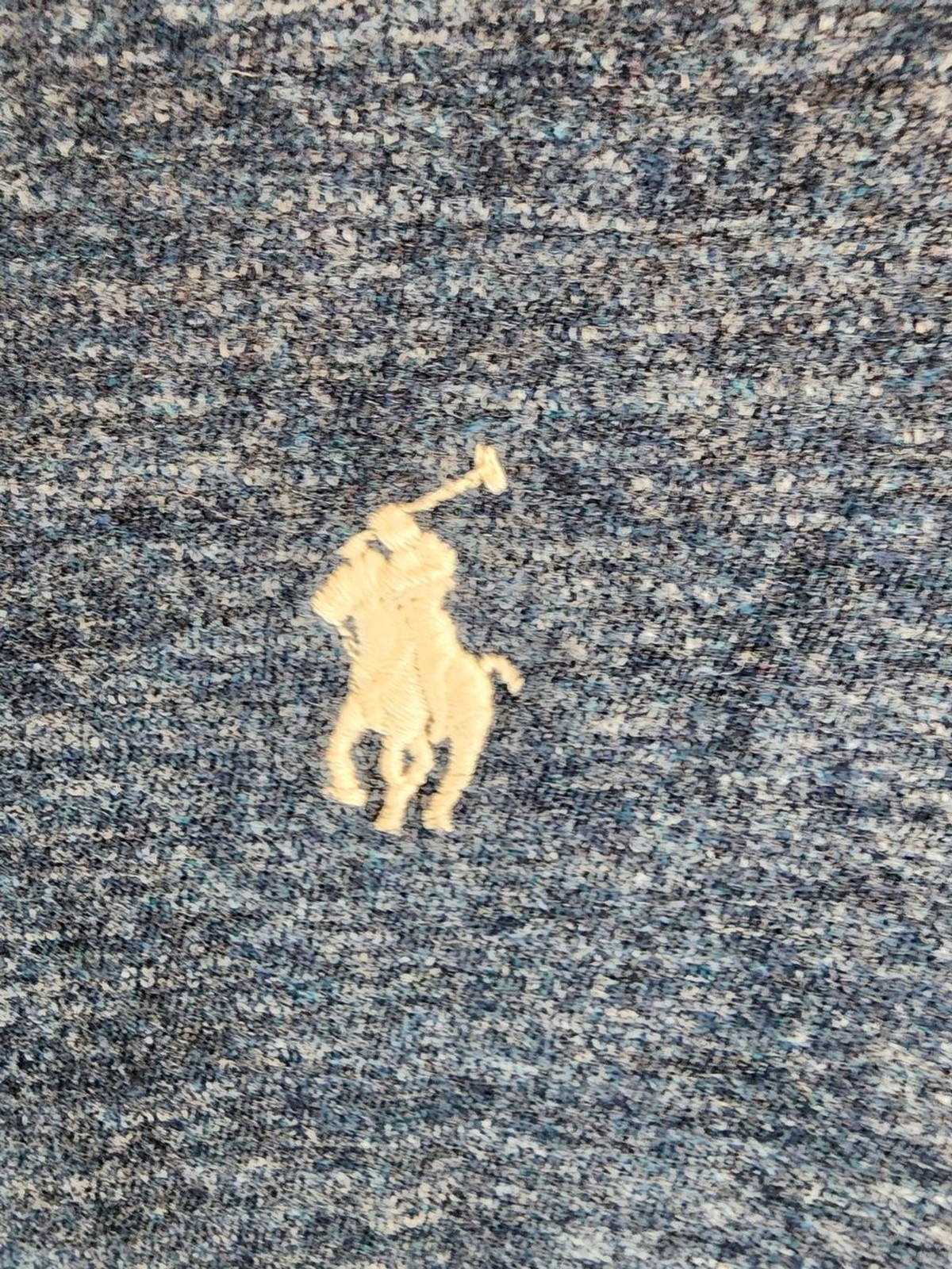 Polo by Ralph Lauren Heathered Navy Short Sleeve Crew Tee gallery