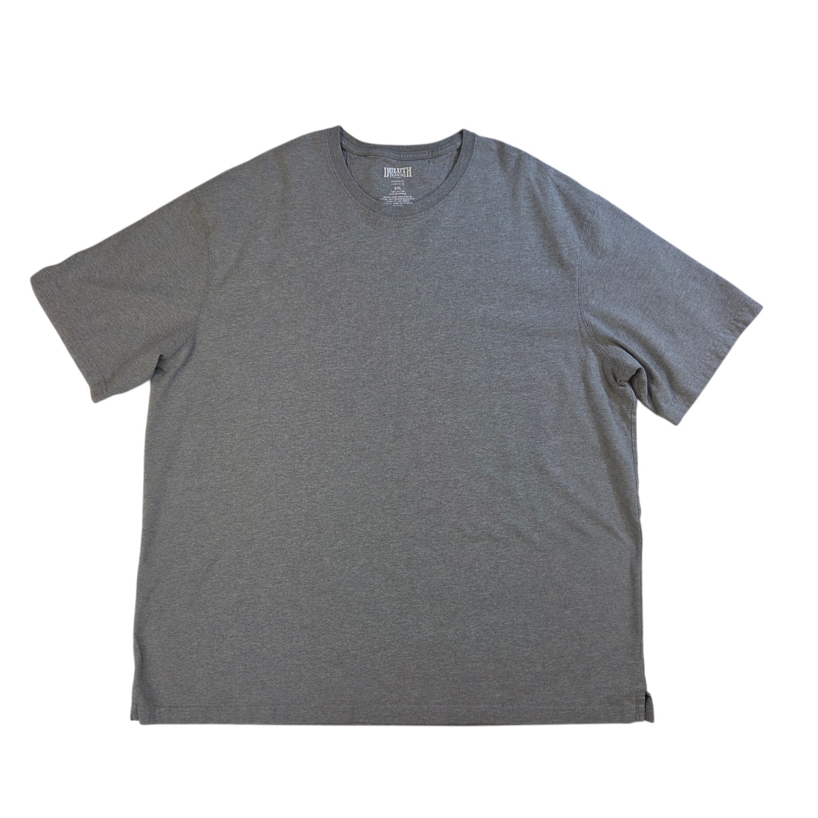 Duluth Trading Co T-Shirt Men's 2XL Gray Relaxed Fit Longtail Casual Tee Comfort gallery