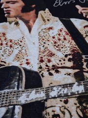 ​Official Graceland Elvis Presley Graphic Tee Black Rhinestone Bling Shirt…