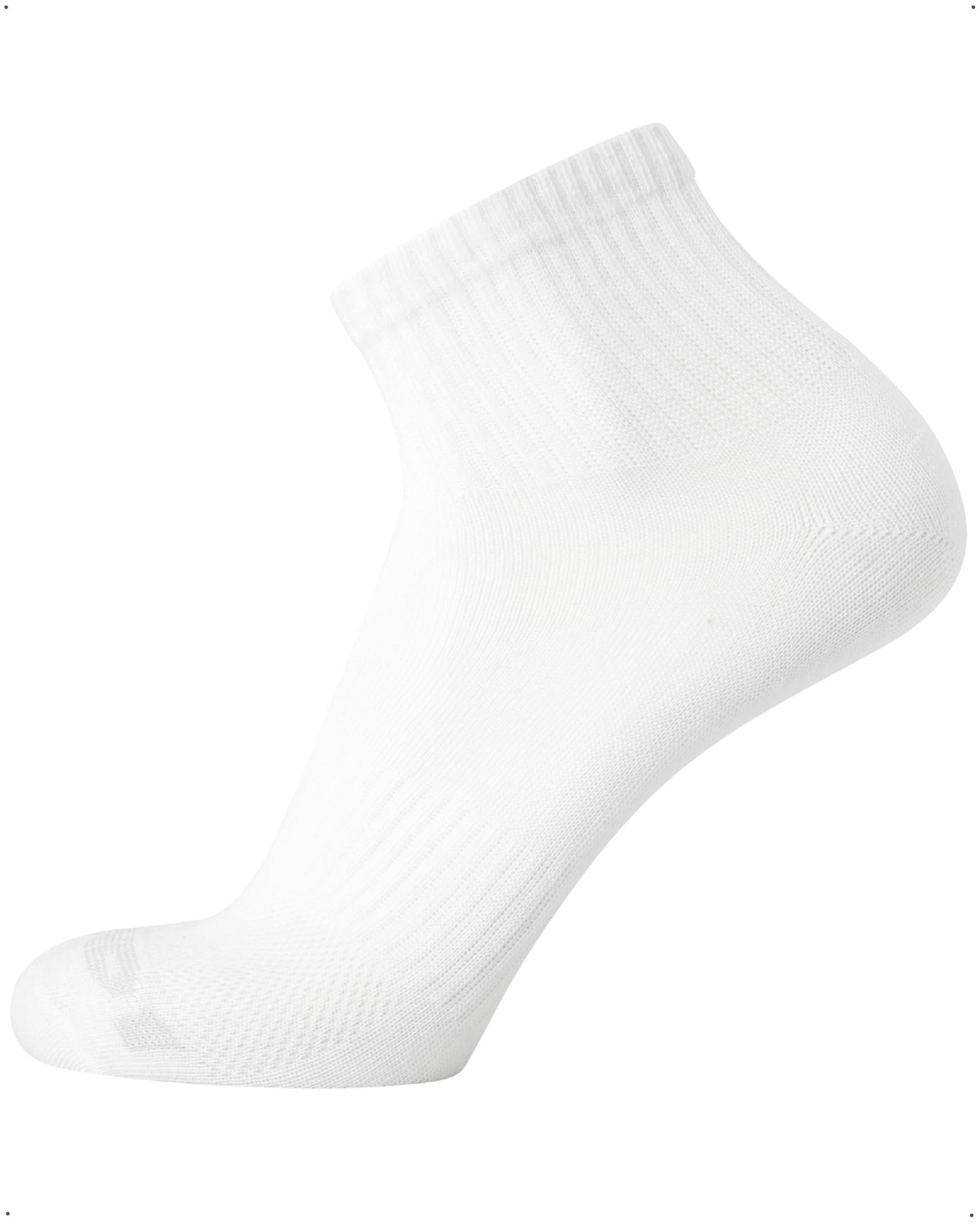 Mens Quarter Socks - 12 Pack Lightweight Athletic Quarter Length Ankle Socks ... gallery