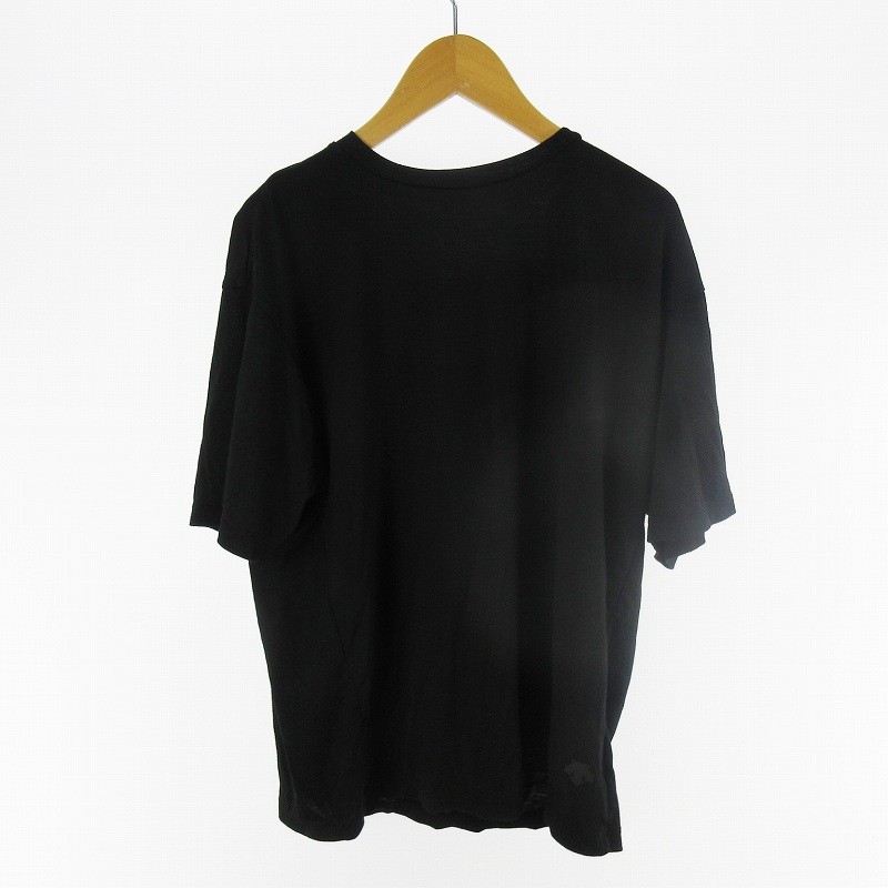 DESCENTE Orterrain 81 Wool Blend Short Sleeve T-Shirt Black L Used