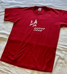 Vintage 80’s Los Angeles Dive Team Adult Large Shirt Red Jerzees