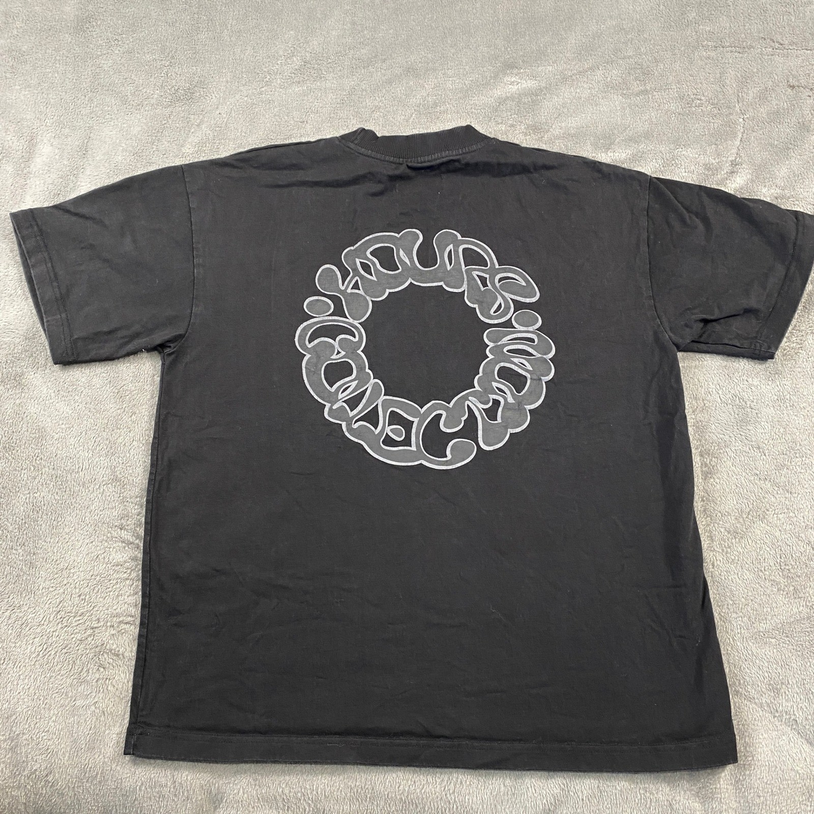 Hours Collection T-Shirt Unisex M Black Graphic Boxy Heavyweight Streetwear Tee gallery