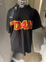 DSQUARED2 NWT Dan Logo Graphic Short Sleeve TShirt Black S $360