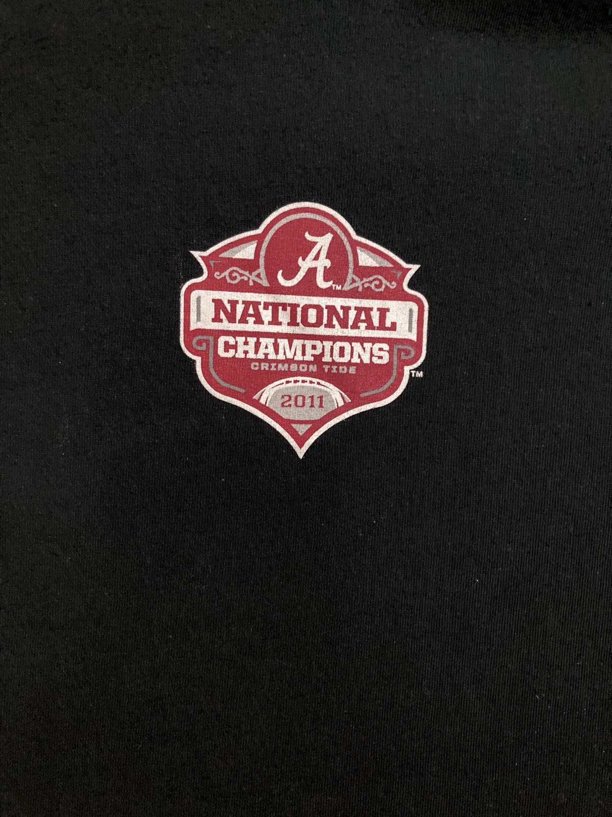 men Alabama Crimson Tide vintage 5xl 2011 National Champions 21-0 1st yr of B2B gallery