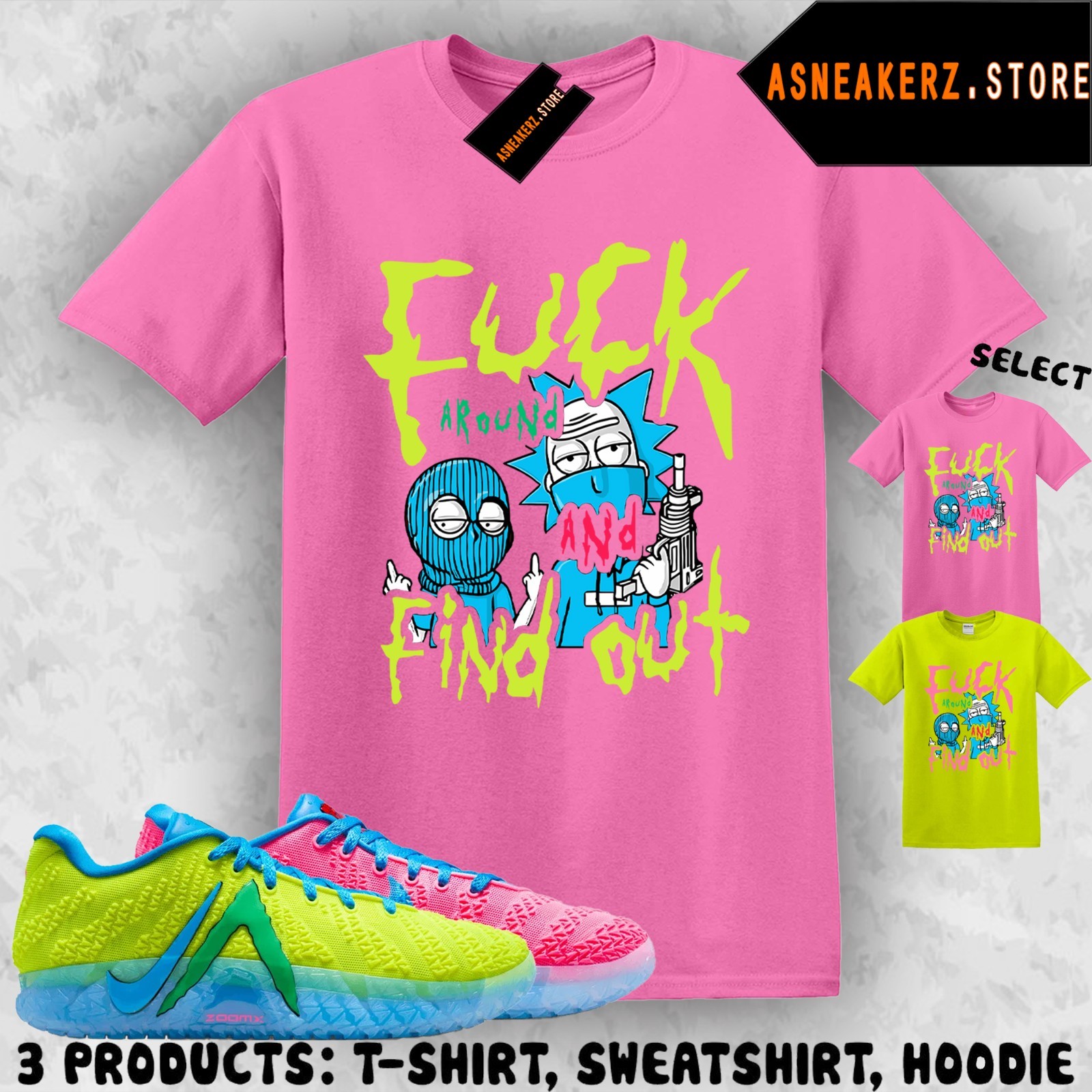 Tee Shirt Matching Ja 3 Kool Aid 2026 To Match Sneaker FAFO Rick Morty T-Shirt gallery