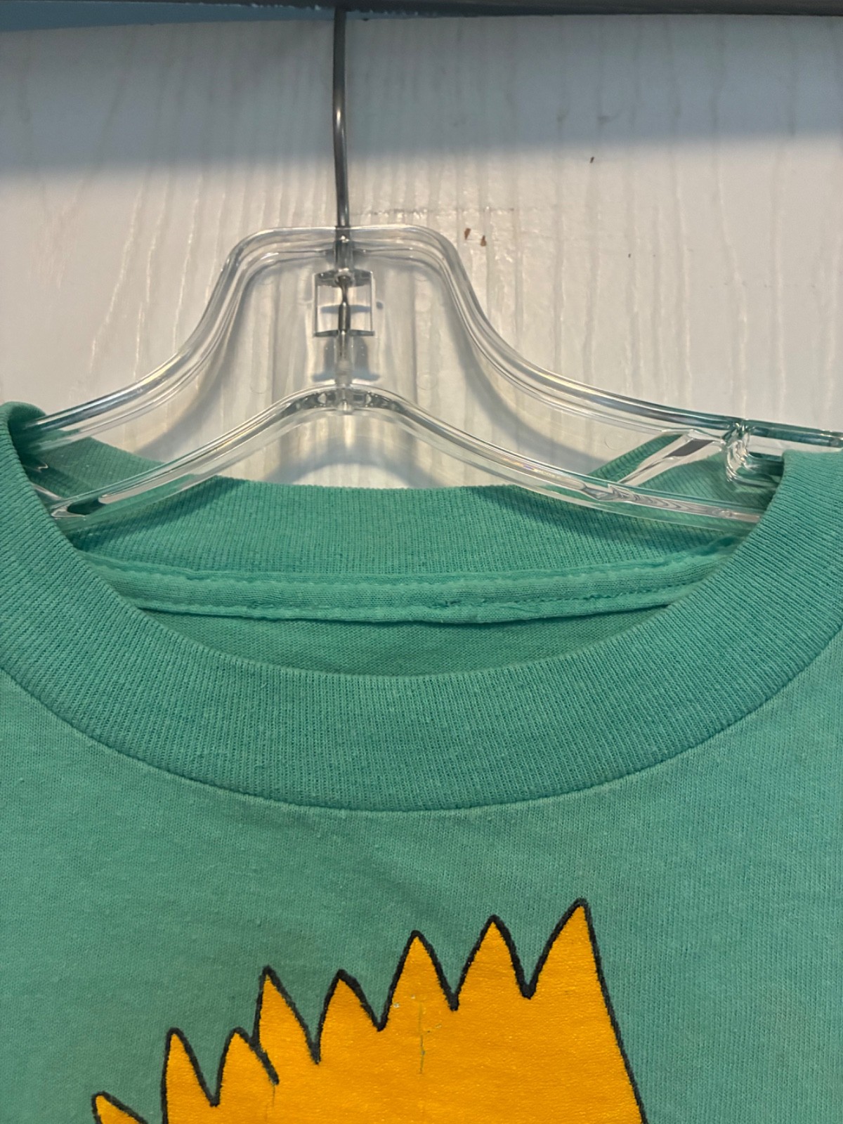 VTG Bart Simpson T Shirt 1990 Original L RARE Light Blue Single Stitch GROSS MAN gallery
