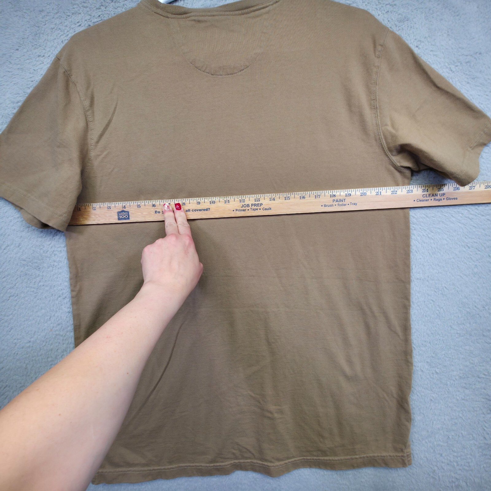 Duluth Shirt Men L Brown Short Sleeve Crew Neck Standard Fit Pocket Longtail Tee gallery