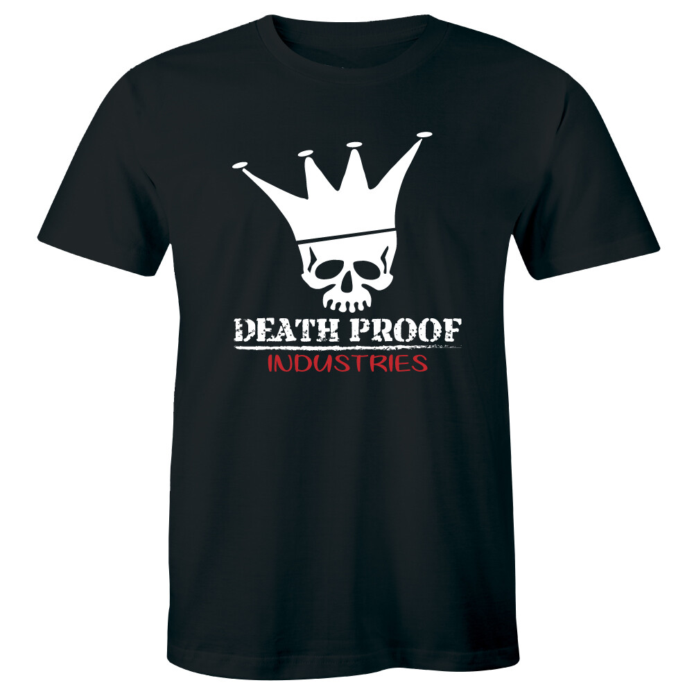 New Death Proof Industries Mens shirt Hot Rod Garage Speed Shop T-shirt
