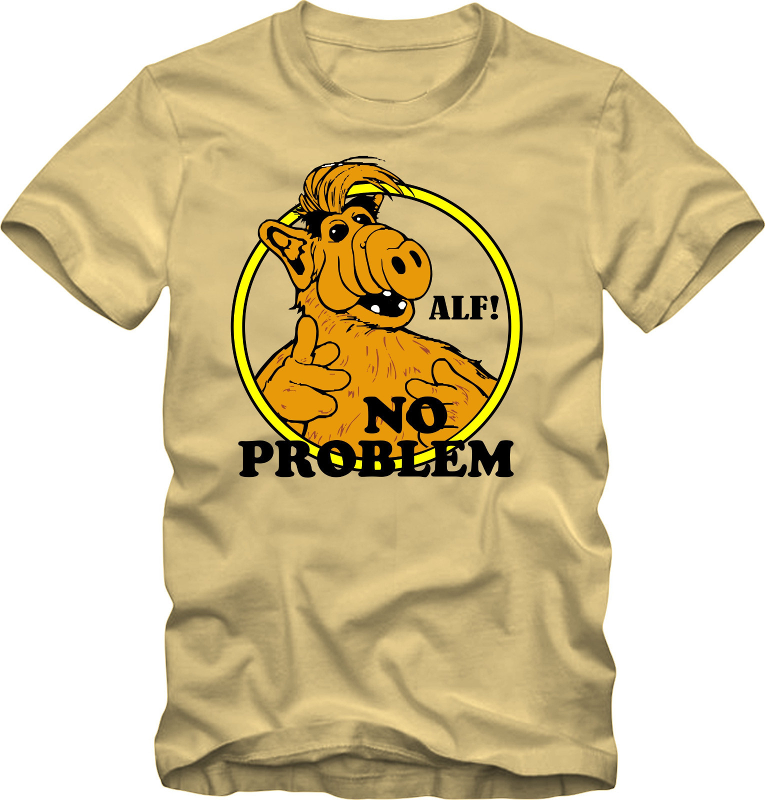 ALF - NO PROBLEM T-Shirt funny 80s TV show - many color options ALIEN LIFE FORM gallery