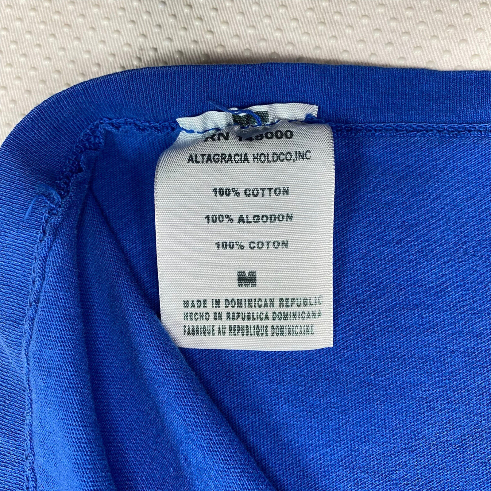 Alta Gracia Mens Graphic T Shirt sz M Blue Vacation Novelty Dominican Republic gallery