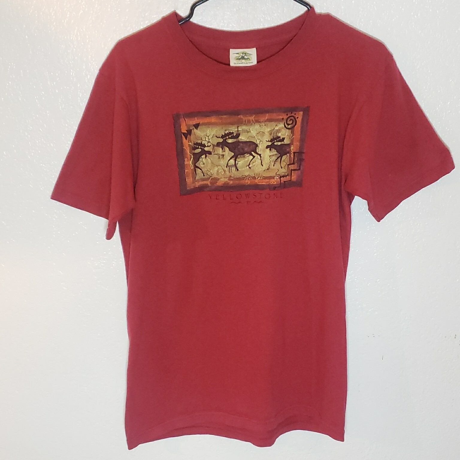 Eco Mountain Recycled Cotton Polyester Yellowstone Adult Medium Made in USA