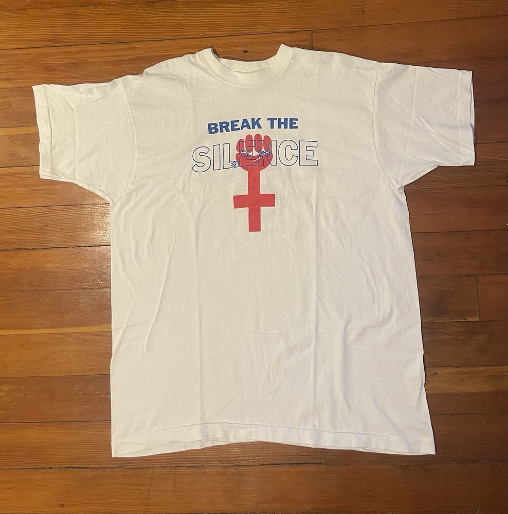 Vintage Break The Silence/Stop The Violence Shirt 90s Size Xl single stitch