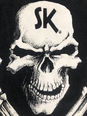 VTG.90’s SKELETON KREW Crossed Middle Finger Sega Mega ￼sleeveless Muscle Men L