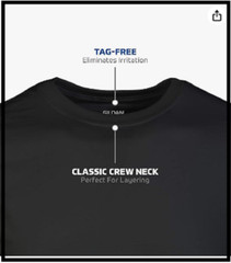 Gildan Men’s Crew T-Shirts Multipack Style G1100 Assorted Black 5-Pack, X-Large
