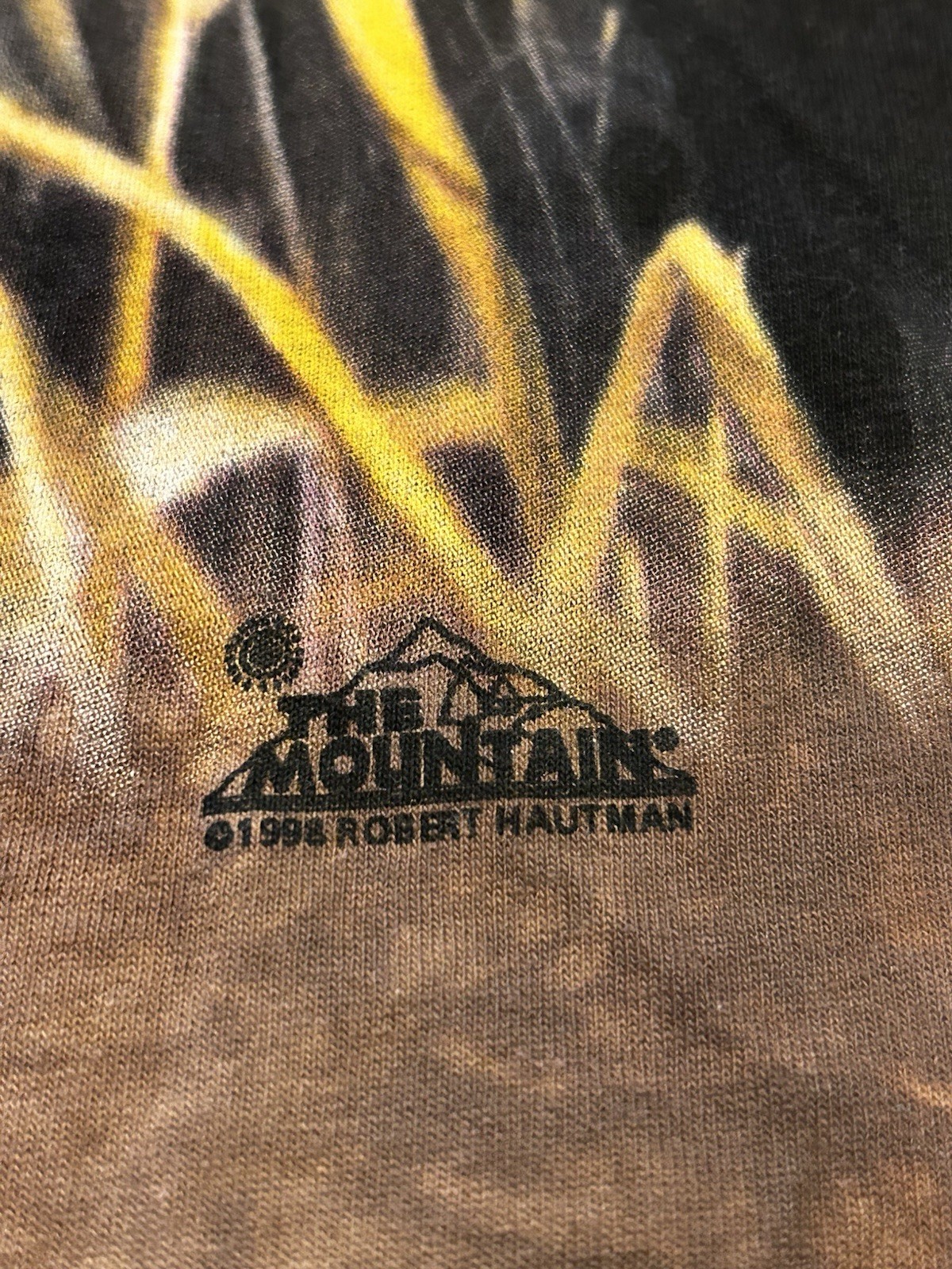 The Mountain XL T Shirt Vintage 90s Deer Stag Buck Robert Hautman Full Print gallery