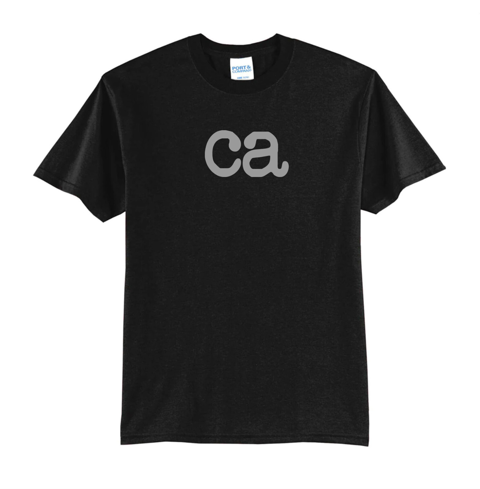 CA-BLACK T-SHIRT-GREY PRINT-NEW ALL SIZES-GREAT GIFT IDEA-USA-CALIFORNIA gallery