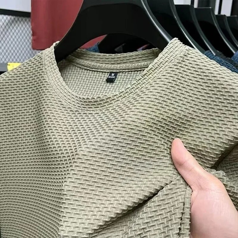 Men's Cooling Mesh T-Shirt Ice Silk Breathable Short Sleeve Summer Quick Dry Tee gallery