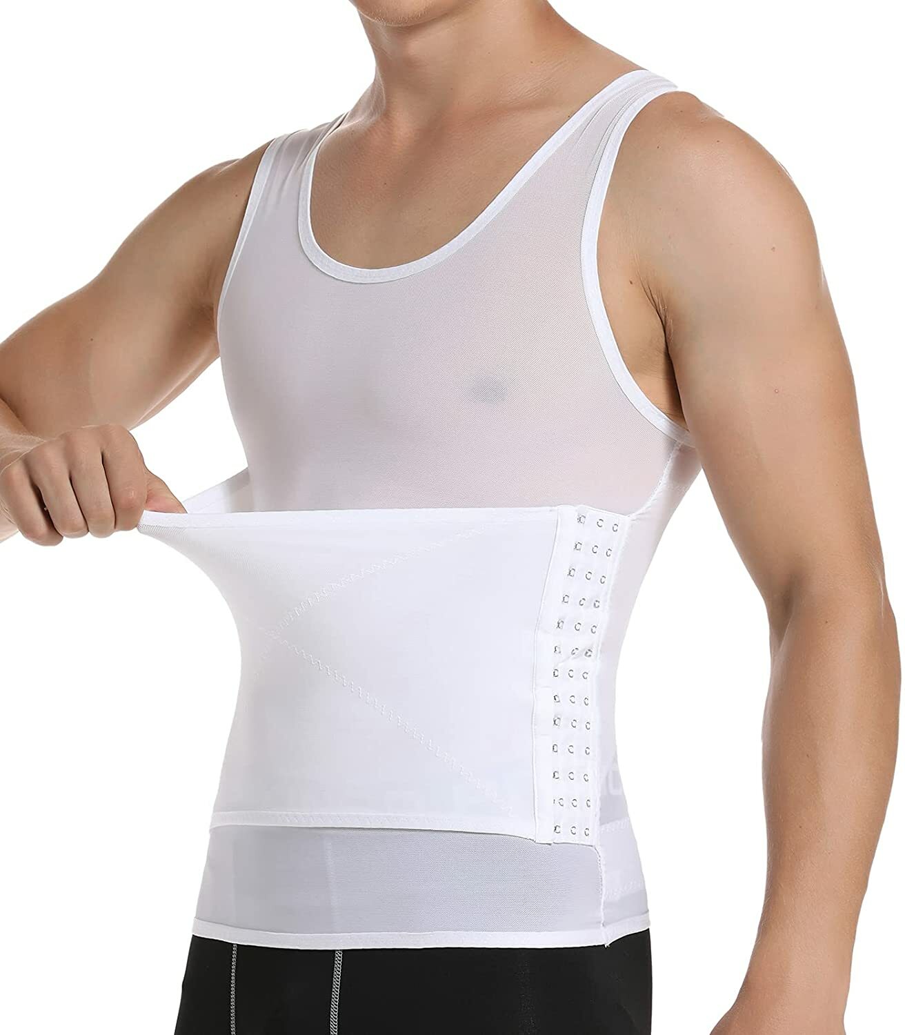 Fajas Para Hombres Faja Reductora De Hombre Men Shapewear Tummy Control T-shirt gallery