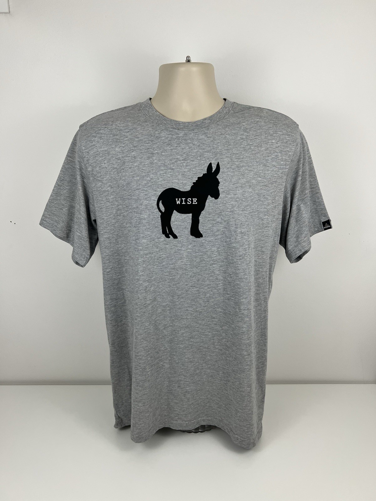 Prana Wise Ass Journeyman Short Sleeve Shirt Mens Size L Large Gray Pullover