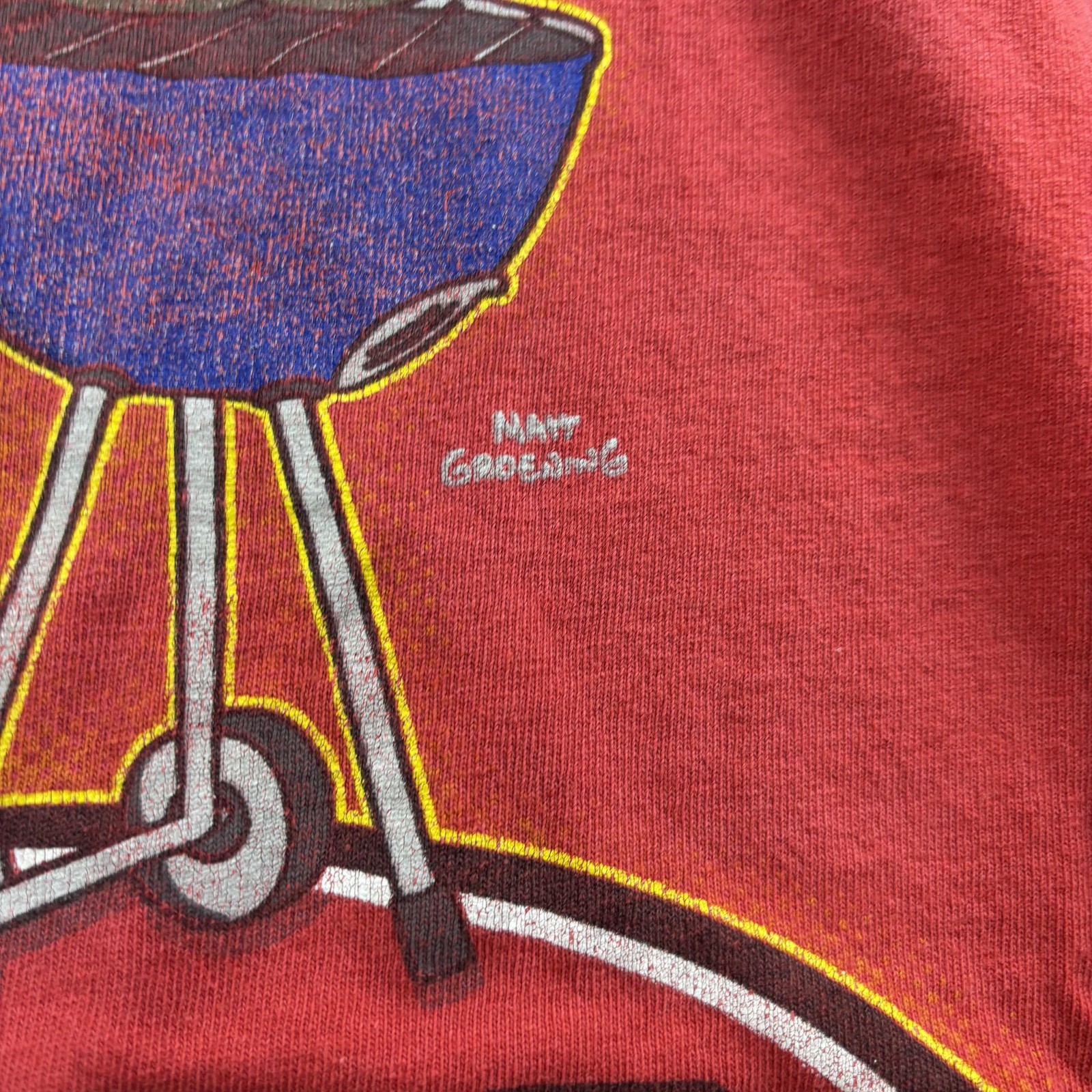 Vintage Y2K The Simpsons Homer Simpson Grill Master D’oh T-Shirt Men’s 2XL gallery