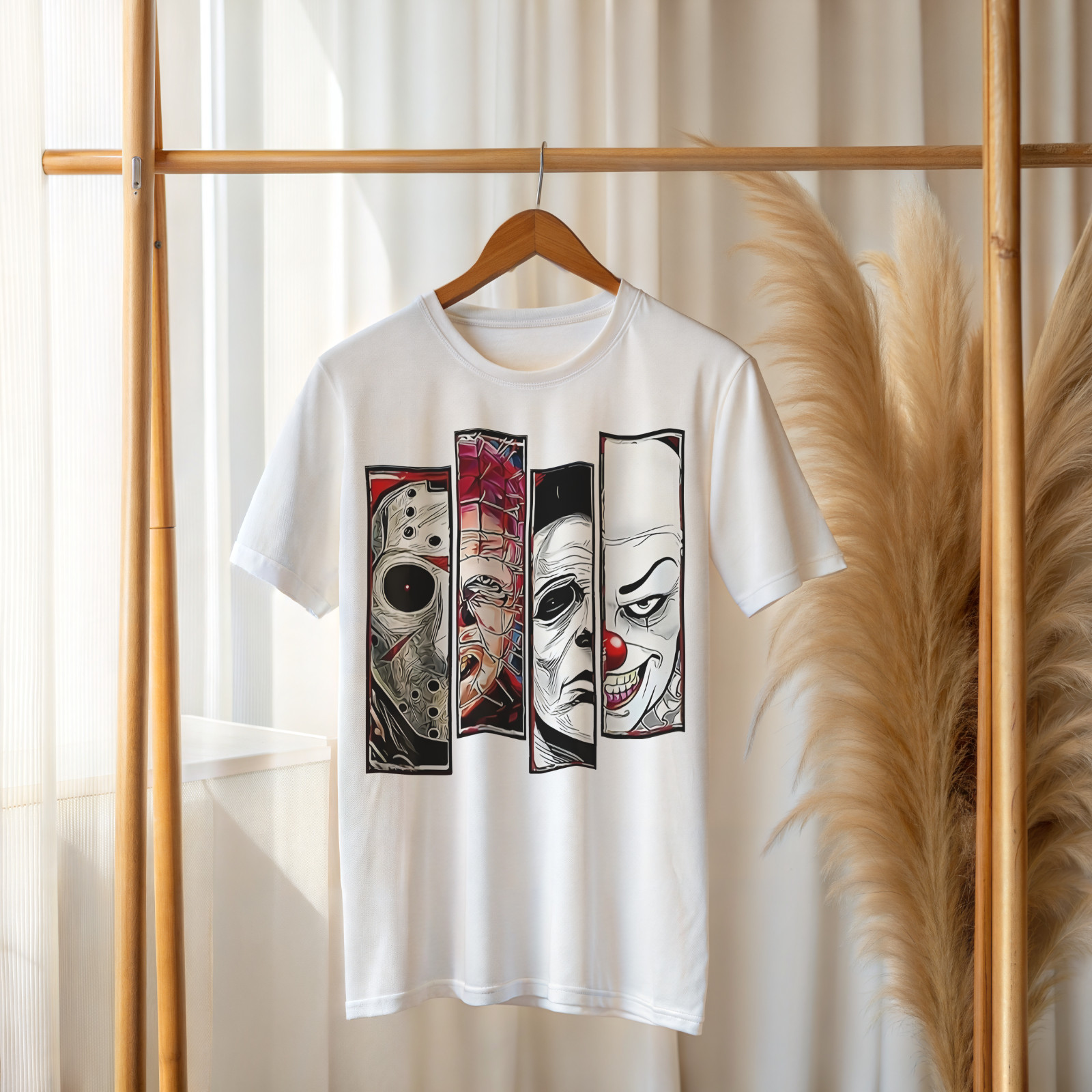 Horror Movie Icons T-Shirt – Scary Villains Graphic Tee | Halloween A242 gallery