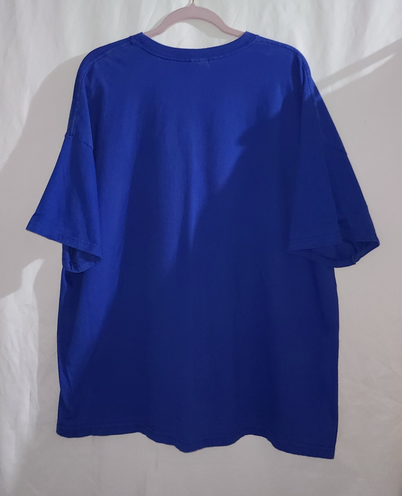 Hanes Blue Coverd Bridge Snow Winter Scene T-shirt Size 3XL gallery