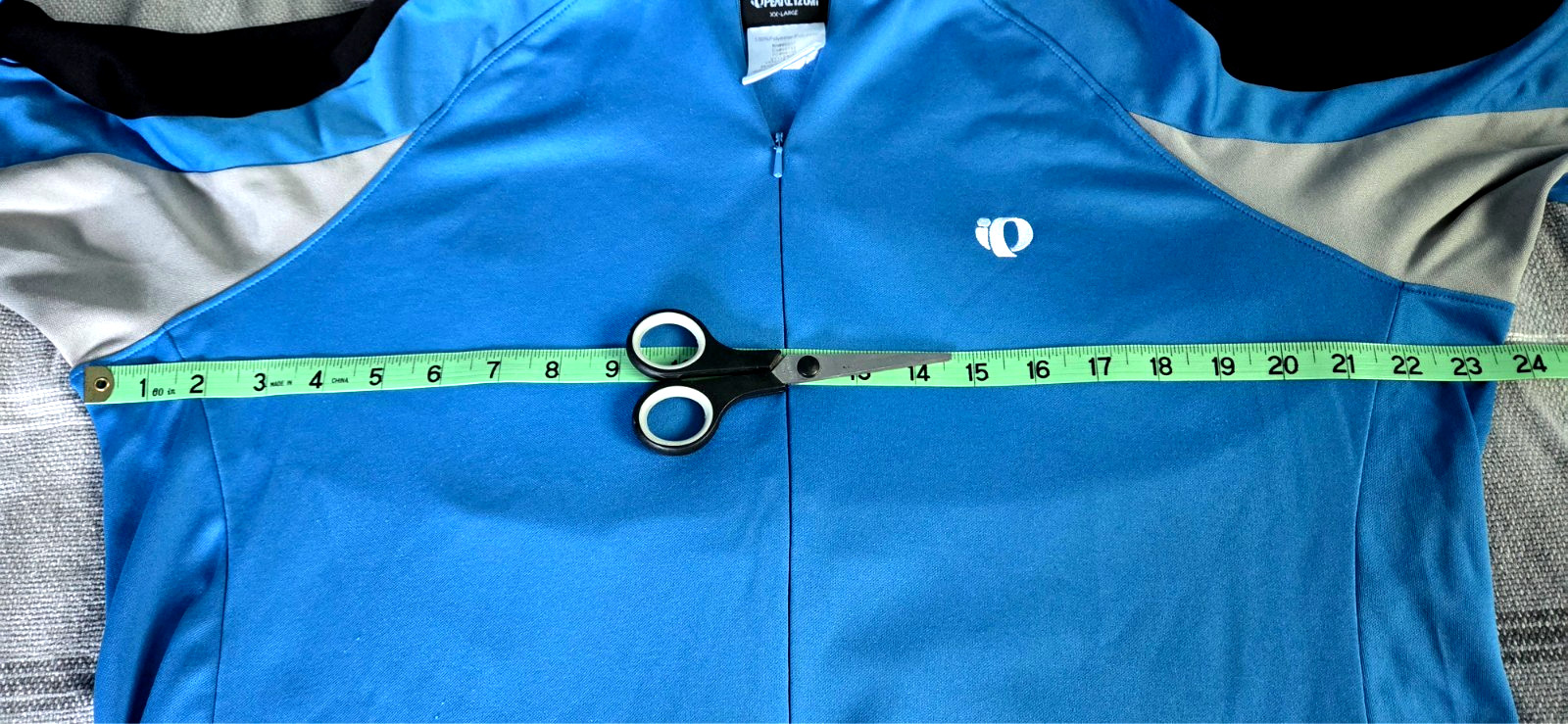 Pearl Izumi Blue Short Sleeve Cycling Jersey Zip Top Size XXL Rear Pockets gallery