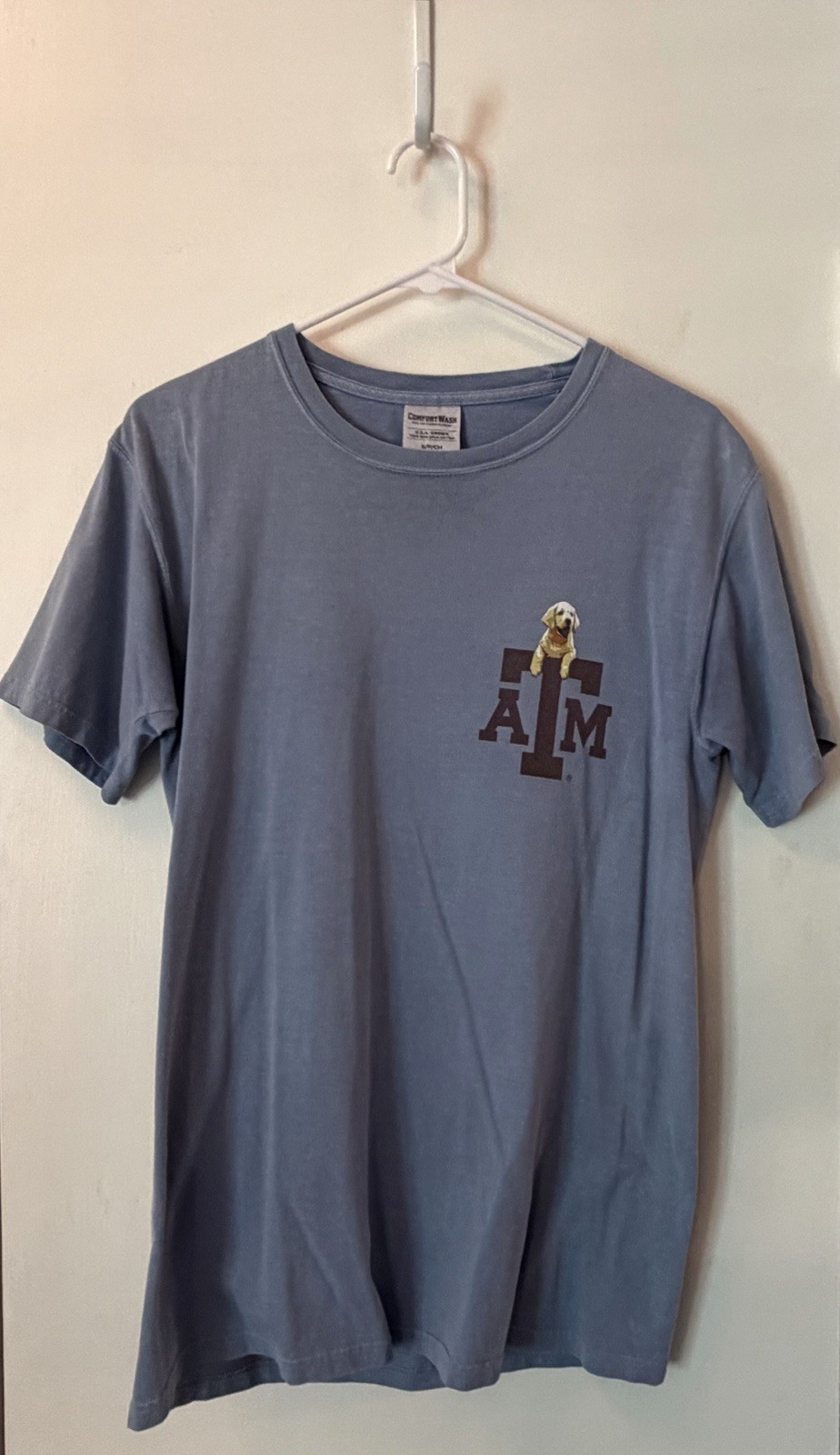Texas A&M T-Shirt, Light Blue, Dogs, Size Adult Small (S) gallery