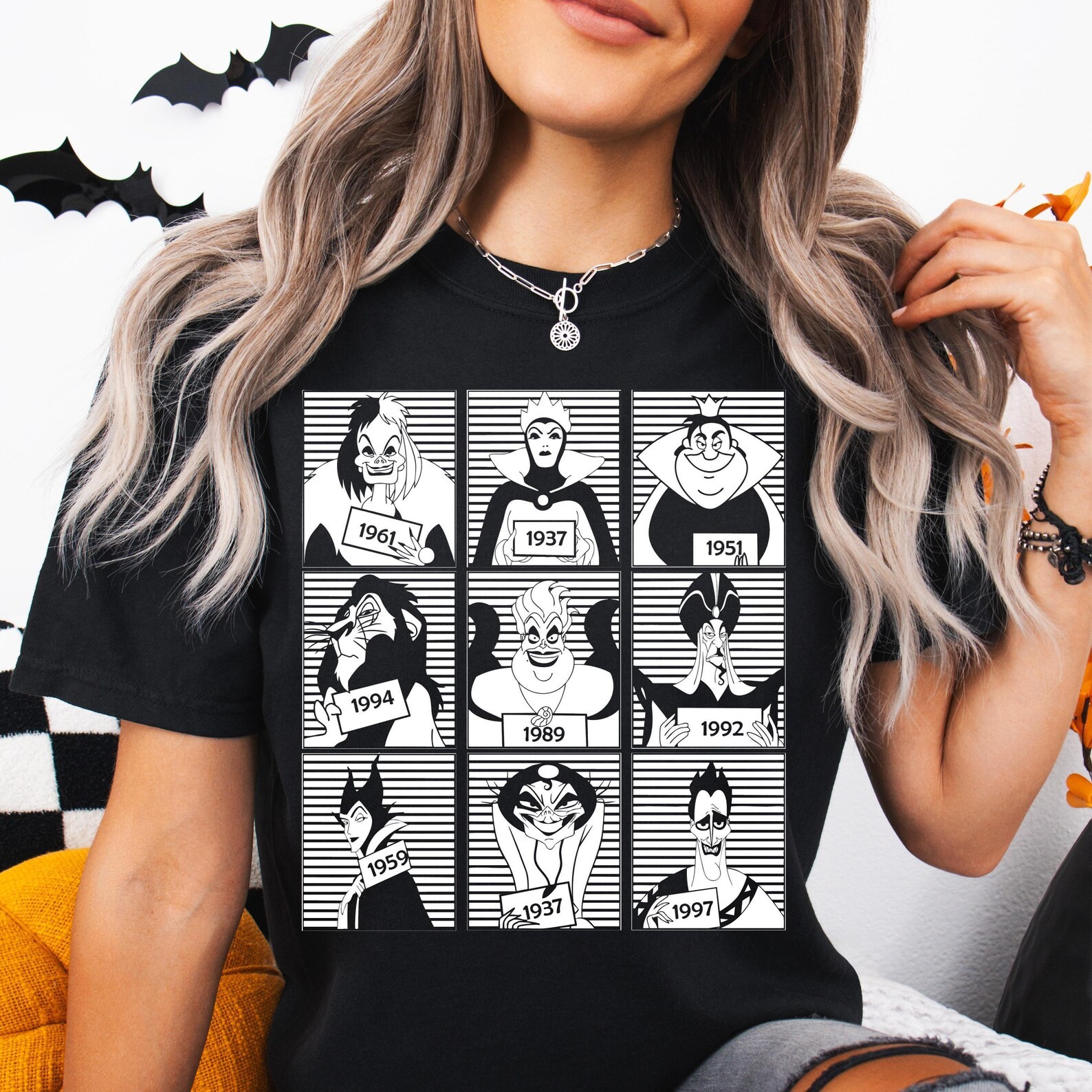 Disney Villains Characters T-shirt, Maleficent Ursula Evil Queen T-shirt gallery