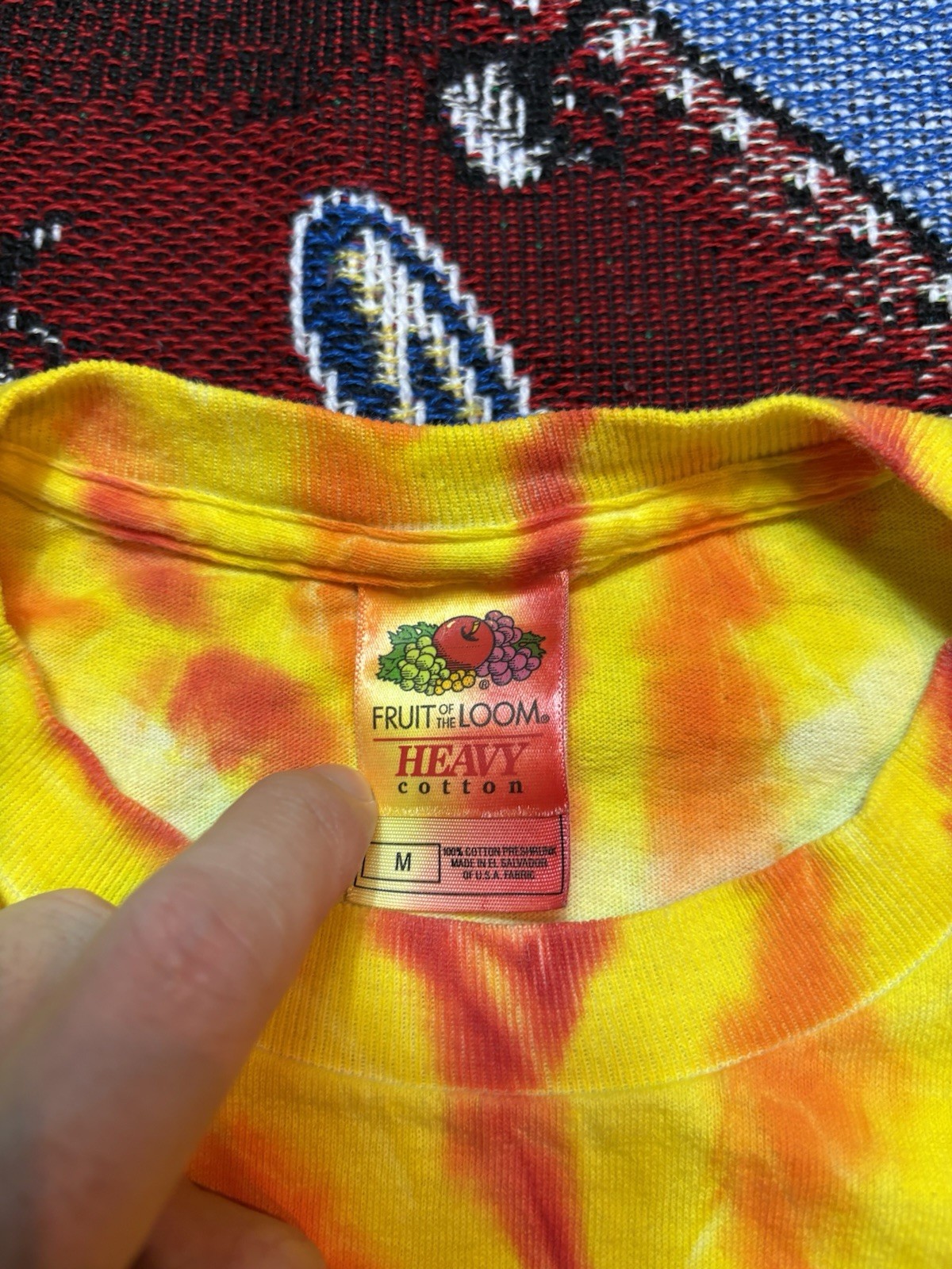 Vintage Dollywood Shirt Theme Park Medium Orange Tie Dye Souvenir Graphic Tee gallery