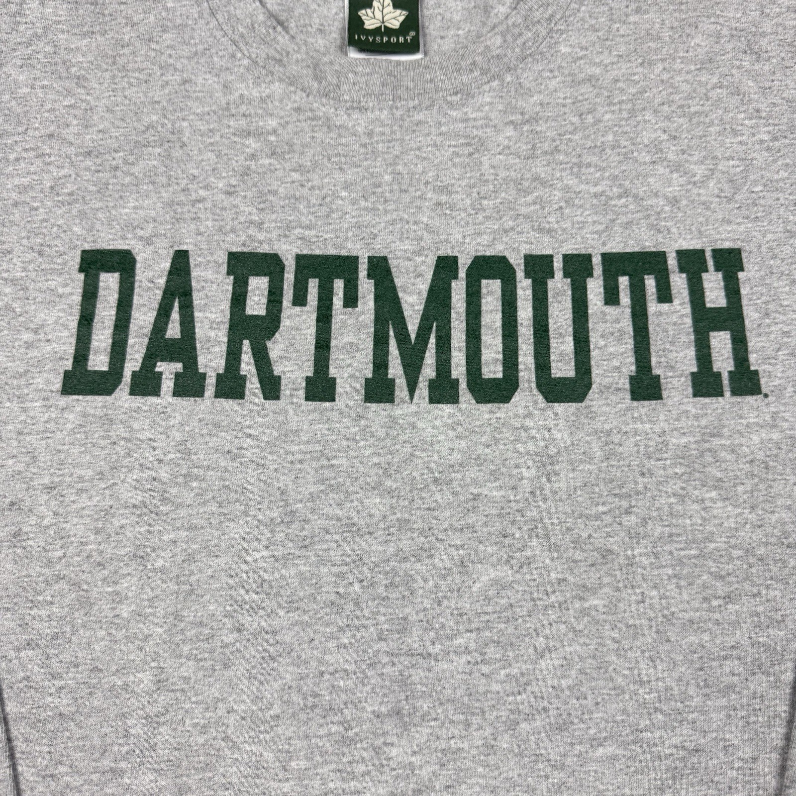 Vintage 90s Dartmouth Ivy College Long Sleeve T-Shirt Gray Size Medium USA gallery